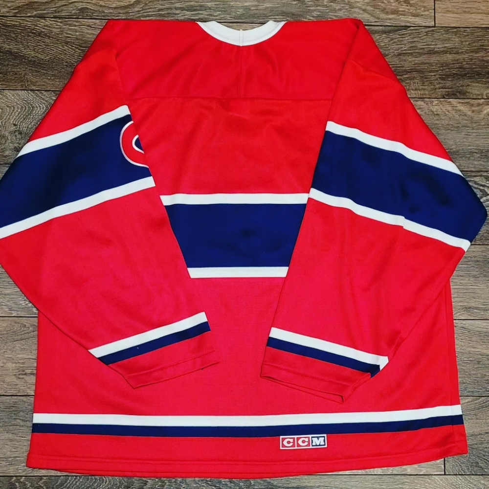 1991-92 Adult XL CCM Montreal Canadiens Turn Back The Clock NHL Hockey Jersey - Picture 2 of 4